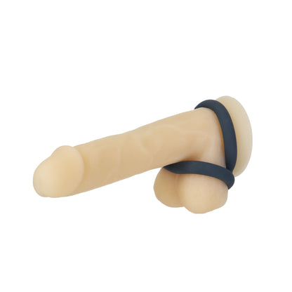 Подвійне ерекційне кільце LUX Active – Tug – Versatile Silicone Cock Ring