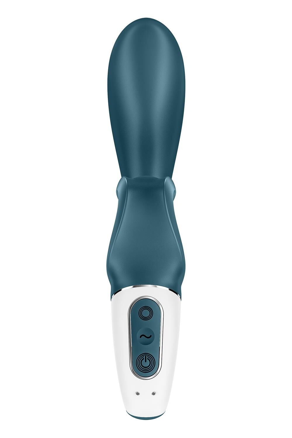 Смартвібратор-кролик Satisfyer Hug Me Bluegrey, 2 мотори, діаметр 4,2см, широка кліторальна частина