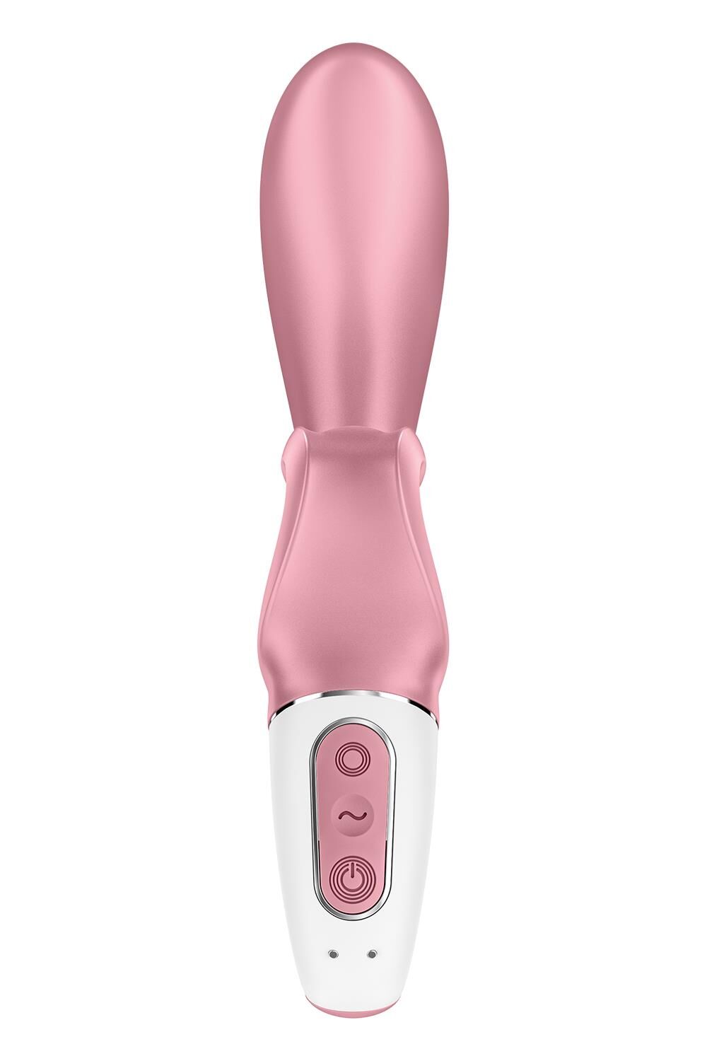 Смартвібратор-кролик Satisfyer Hug Me Pink, 2 мотори, діаметр 4,2см, широка кліторальна частина