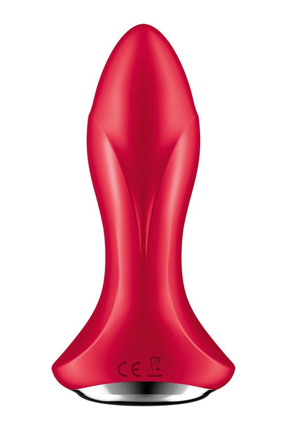 Анальна смарт-вібропробка із перлинним масажем Satisfyer Rotator Plug 1+ Red