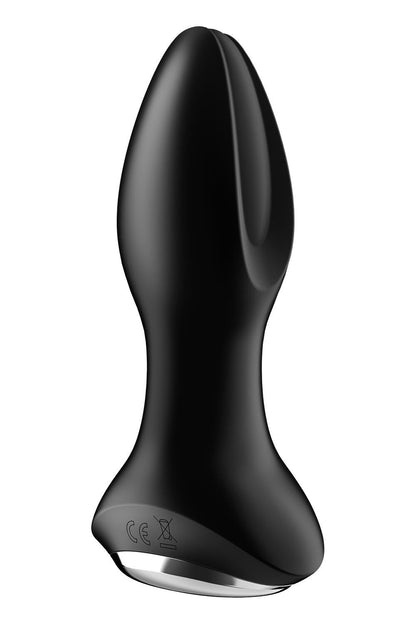 Анальна смарт-вібропробка із перлинним масажем Satisfyer Rotator Plug 2+ Black