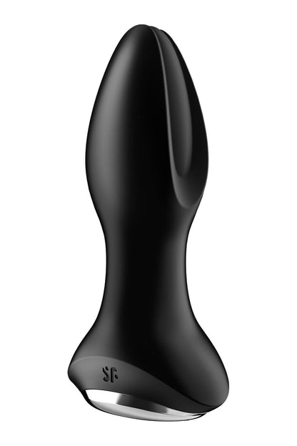 Анальна смарт-вібропробка із перлинним масажем Satisfyer Rotator Plug 2+ Black