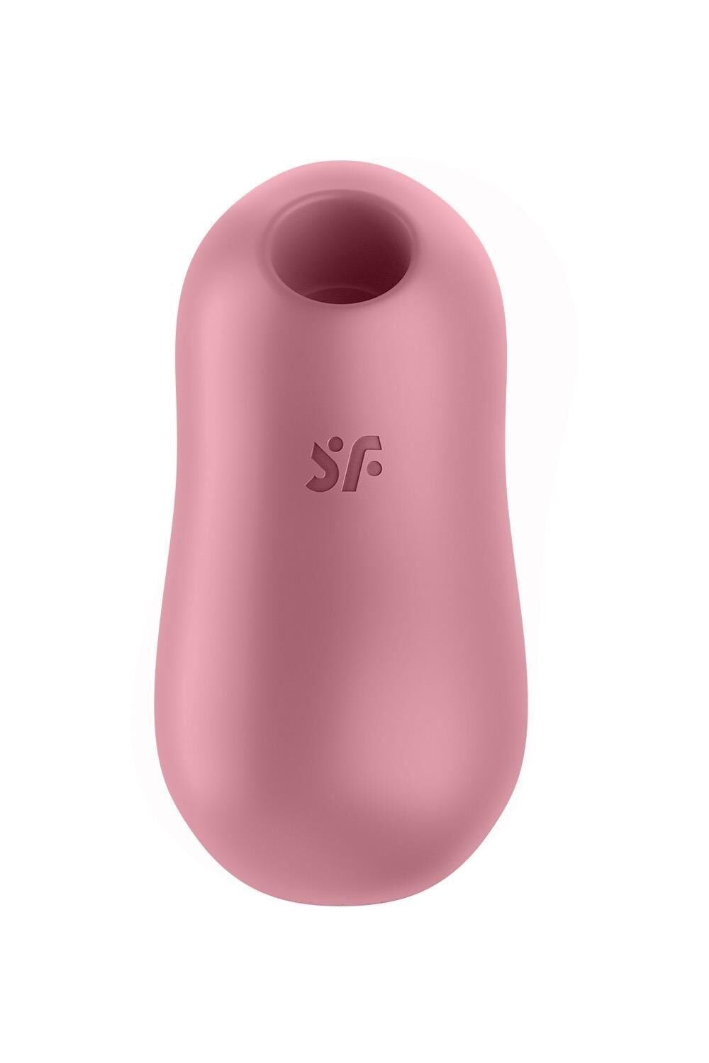 Вакуумний стимулятор із вібрацією Satisfyer Cotton Candy Light Red