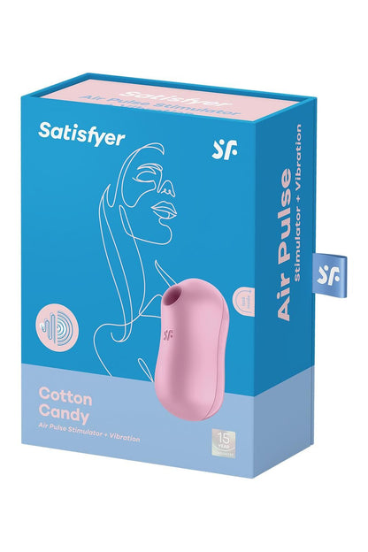 Вакуумний стимулятор із вібрацією Satisfyer Cotton Candy Lilac