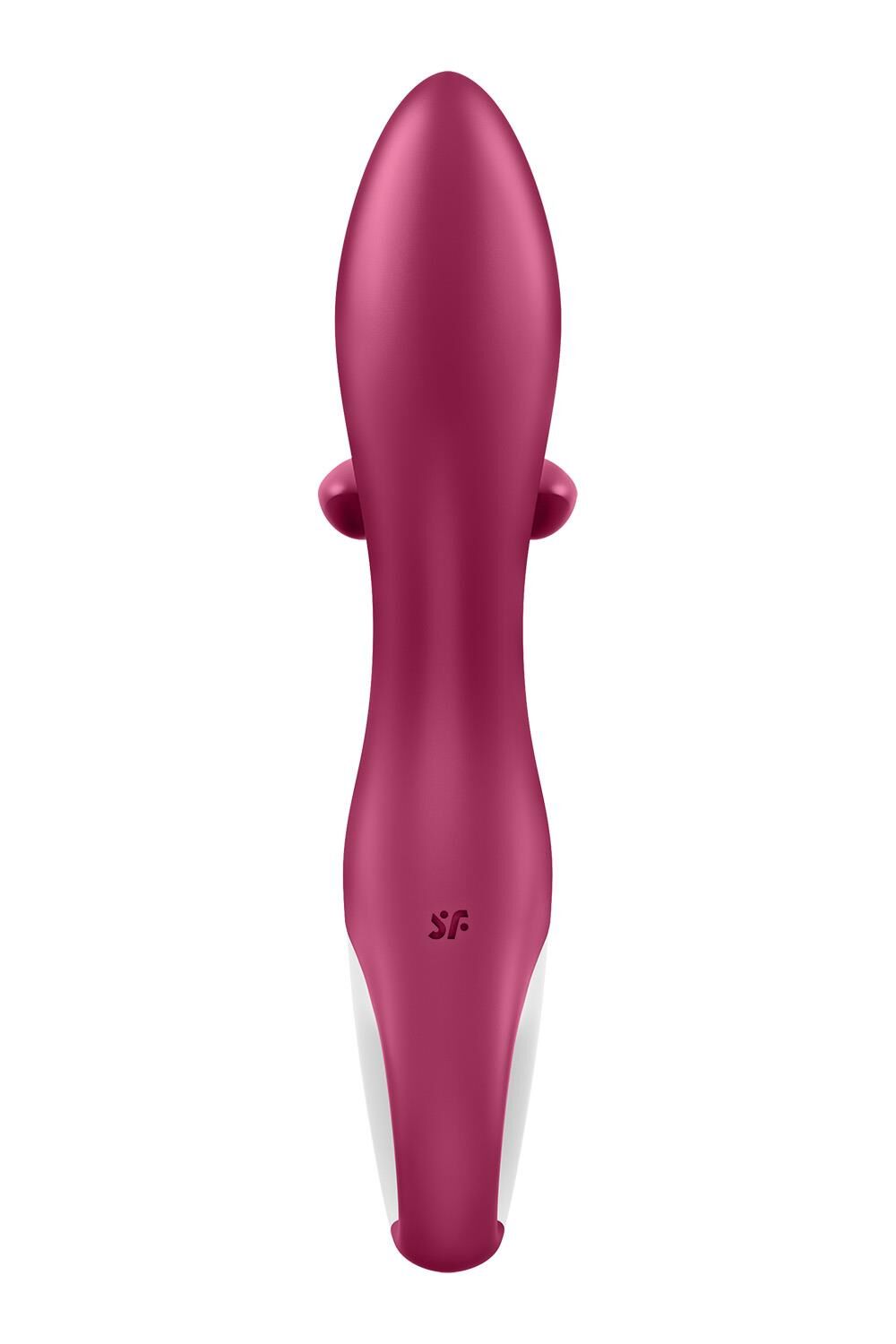 Вібратор-кролик із потрійним відростком Satisfyer Embrace me Berry, 2 мотори, діаметр 3,6 см