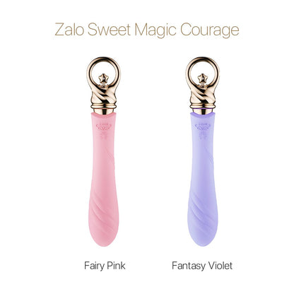 Вібратор для точки G із підігрівом Zalo Sweet Magic - Courage Fairy Pink