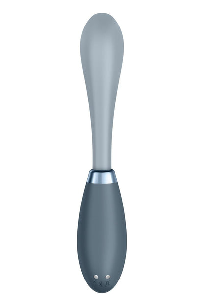 Вібратор Satisfyer G-Spot Flex 3 Grey, гнучкий стовбур із фіксацією положення