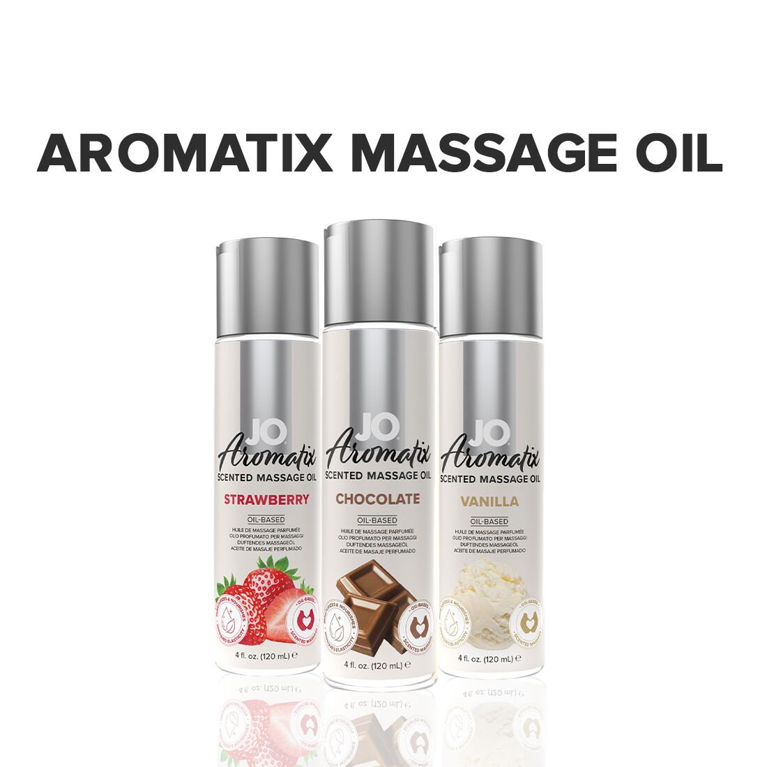 Натуральна масажна олія JO Aromatix Massage Oil Chocolate 120 мл