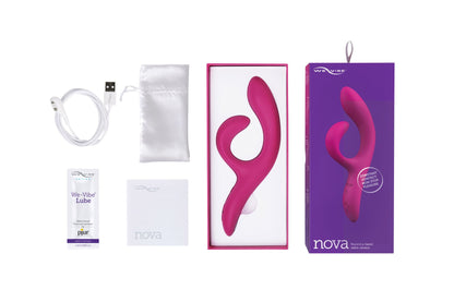 Смарт вібратор-кролик We-Vibe Nova Fuchsia, ергономічний, регульований кут нахилу стовбура