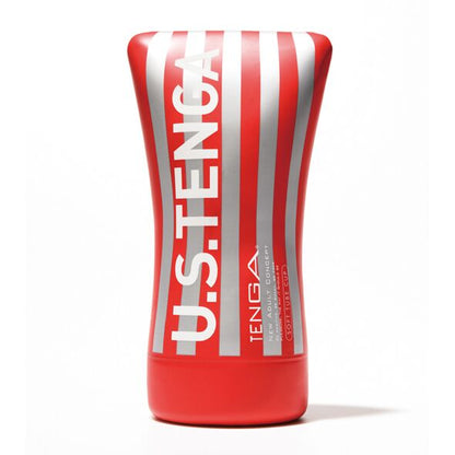 Мастурбатор Tenga US Soft Tube Cup (м’яка подушечка велика), стискальний, суперпотужне всмоктування