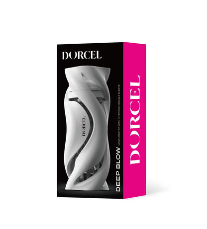 Мастурбатор Dorcel DEEP BLOW WHITE, подвійне використання