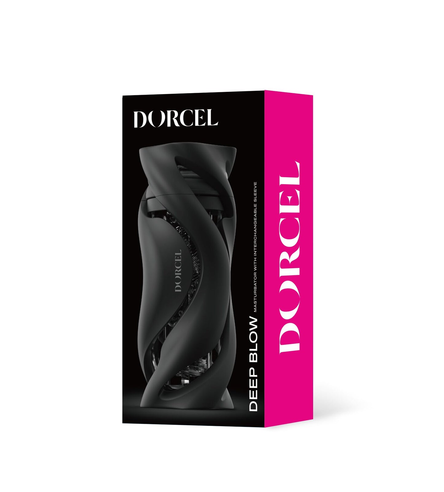 Мастурбатор Dorcel DEEP BLOW BLACK, подвійне використання