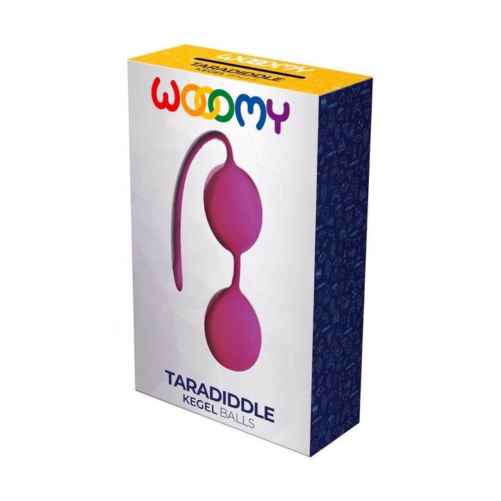 Вагінальні кульки Wooomy Taradiddle Kegel Ball, діаметр 3,5 см, маса 54 г