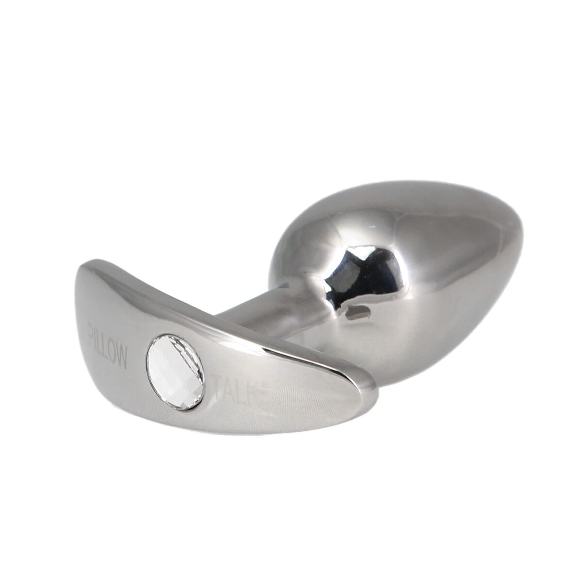 Анальна пробка Pillow Talk Sneaky Luxurious Stainless Steel Anal Plug із кристалом Swarovski