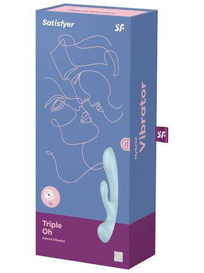 Вібратор-кролик Satisfyer Triple Oh Blue