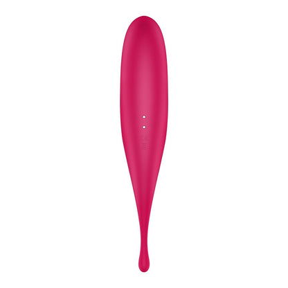 Вібратор для клітора з вакуумною стимуляцією Satisfyer Twirling Pro Red