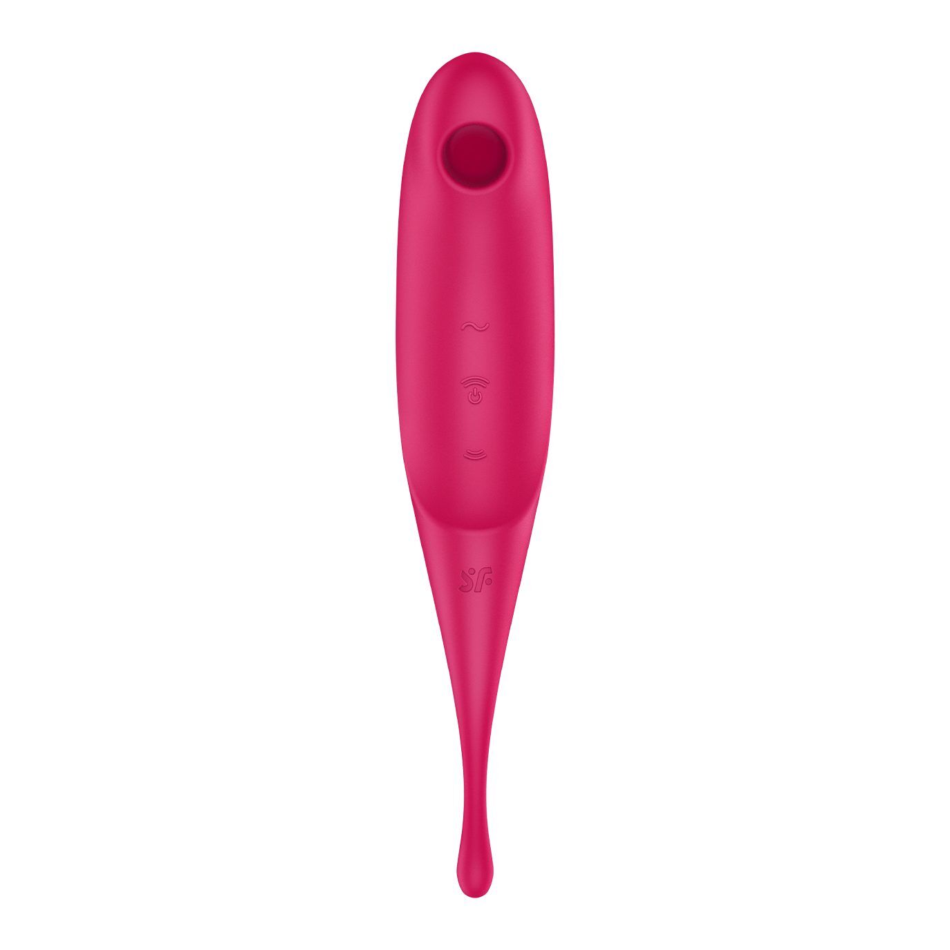 Вібратор для клітора з вакуумною стимуляцією Satisfyer Twirling Pro Red