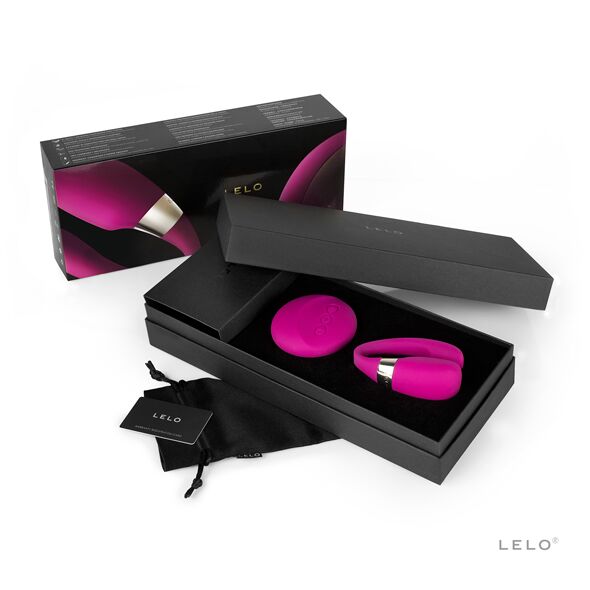 Вібратор для пар LELO Tiani 3 Cerise, 2 мотори, пульт ДК