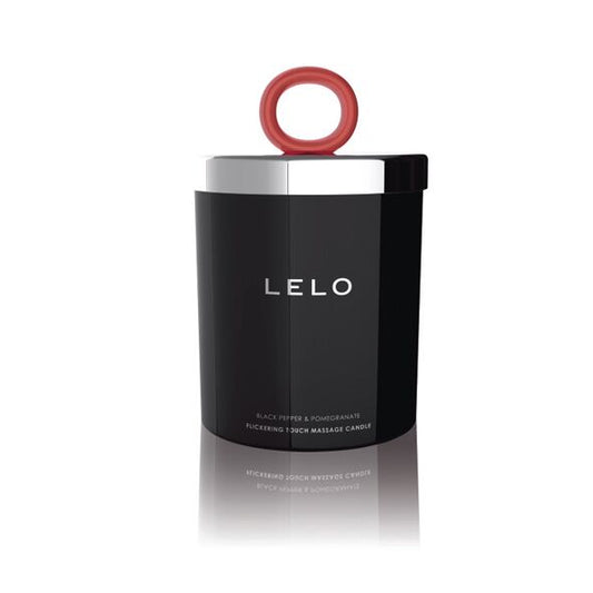 Масажна свічка LELO Massage Candle Black Pepper & Pomegranate, соєвий віск, 36 годин горіння