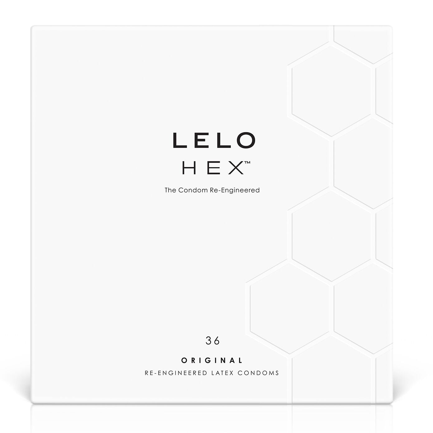 Презервативи LELO HEX Condoms Original 36 Pack, тонкі та суперміцні