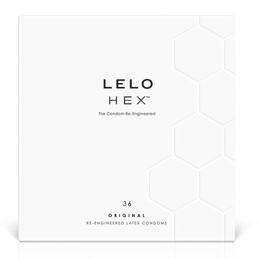 Презервативи LELO HEX Condoms Original 36 Pack, тонкі та суперміцні