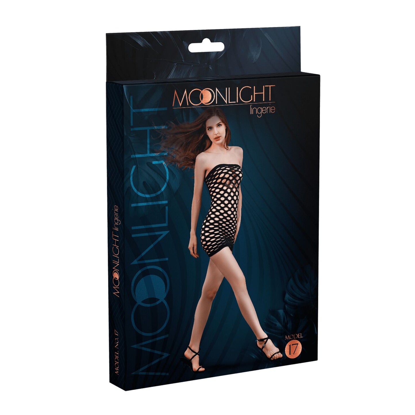 Сітчаста сукня Moonlight Model 17 XS-L  Black