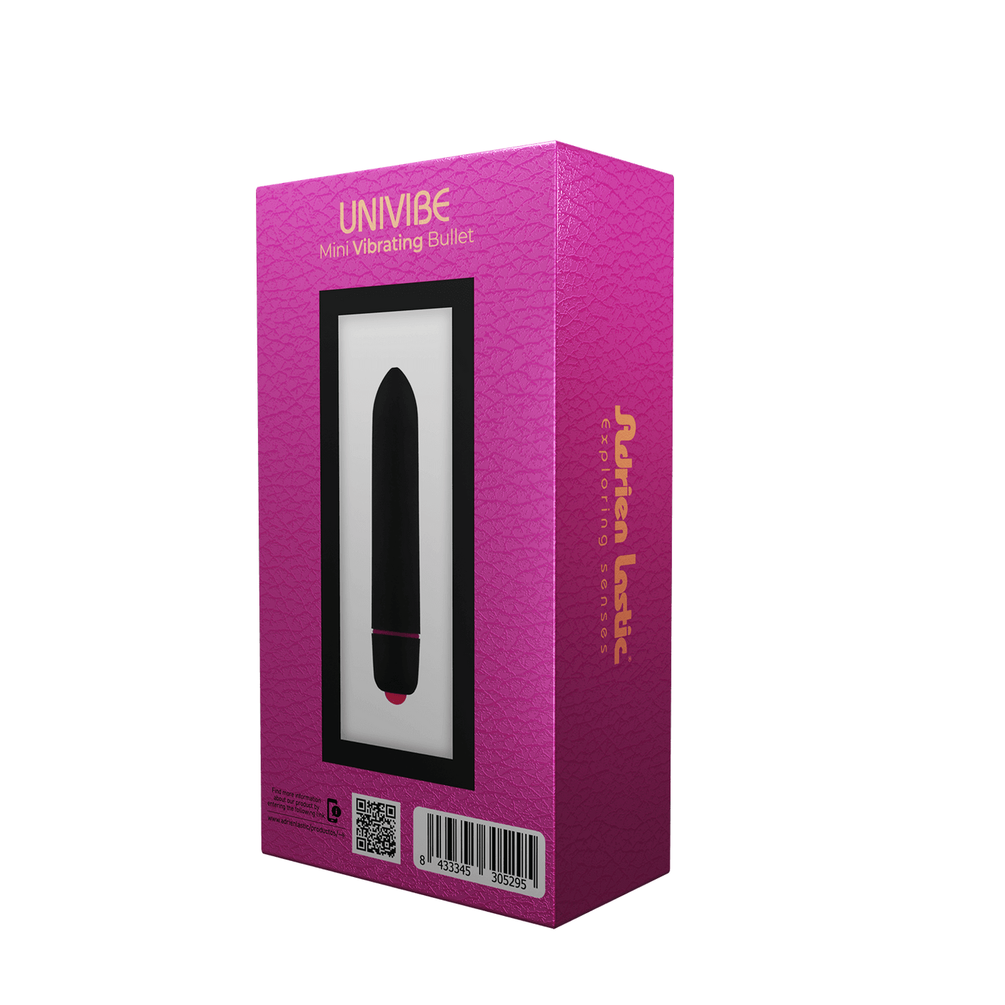 Віброкуля Adrien Lastic Univibe, 10 режимів роботи, силікон, на батарейках