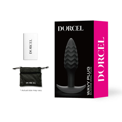 Анальна пробка Dorcel WAVY PLUG, діаметр 3 см, силікон