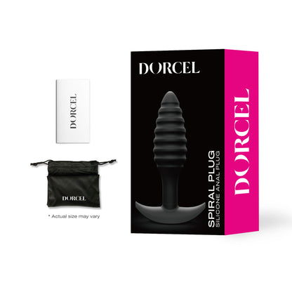 Анальна пробка Dorcel SPIRAL PLUG, діаметр 3 см, силікон