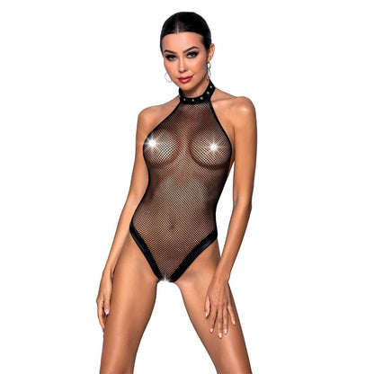 Боді-халтер з відкритим доступом Passion MOONLIGHT BODY L/XL black