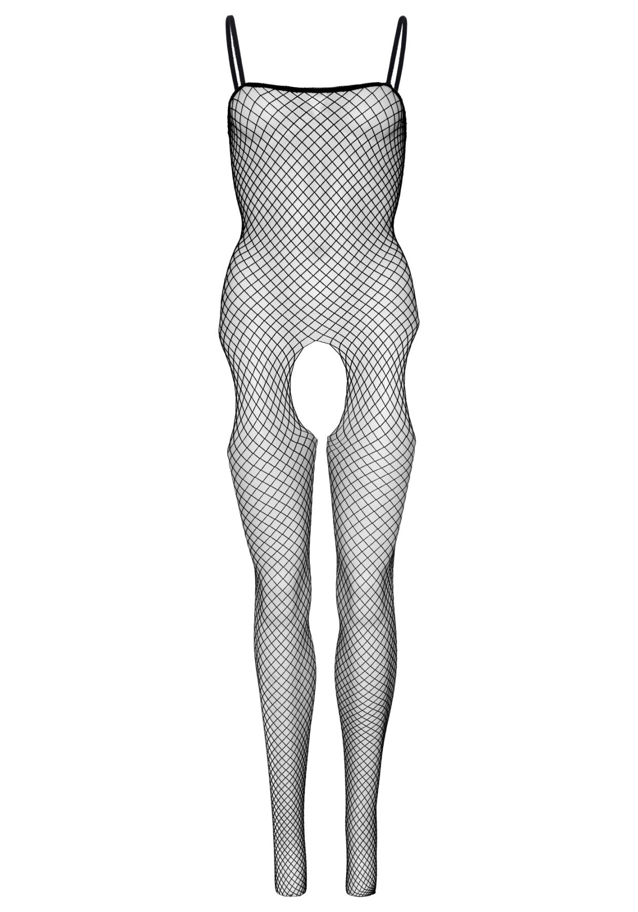 Бодістокінг Leg Avenue Suspender Bodystocking One size Black, велика сітка, доступ