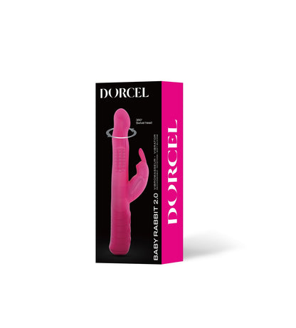 Вібратор-кролик Dorcel Baby Rabbit Magenta 2.0 з перлинним масажем і головкою, що обертається