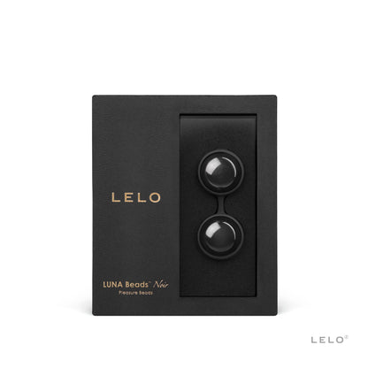 Вагінальні кульки LELO Luna Beads Noir Black, зміщений центр ваги, діаметр 2,9 см, 2х37 г