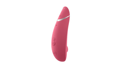 Вакуумний кліторальний стимулятор Womanizer Premium 2 - Raspberry, функції Autopilot та Smart Silenc