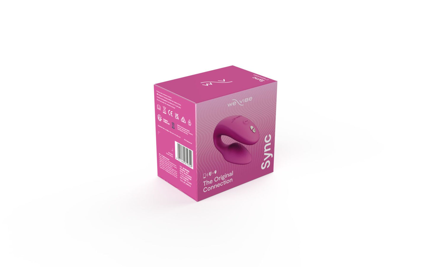 Смарт-вібратор для пар We-Vibe Sync 2 Rose, 10 віброрежимів, пульт ДК