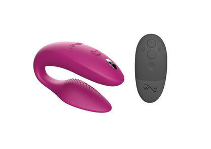 Смарт-вібратор для пар We-Vibe Sync 2 Rose, 10 віброрежимів, пульт ДК