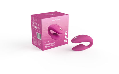 Смарт-вібратор для пар We-Vibe Sync 2 Rose, 10 віброрежимів, пульт ДК