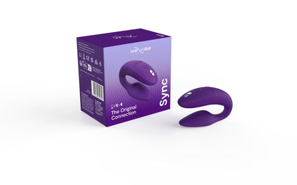 Смарт-вібратор для пар We-Vibe Sync 2 Purple, 10 віброрежимів, пульт ДК