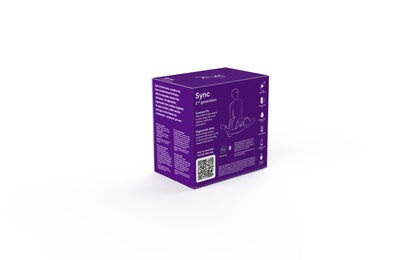 Смарт-вібратор для пар We-Vibe Sync 2 Purple, 10 віброрежимів, пульт ДК