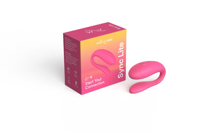 Смарт-вібратор для пар We-Vibe Sync Lite Pink, 10 віброрежимів, можна поєднувати з проникним сексом