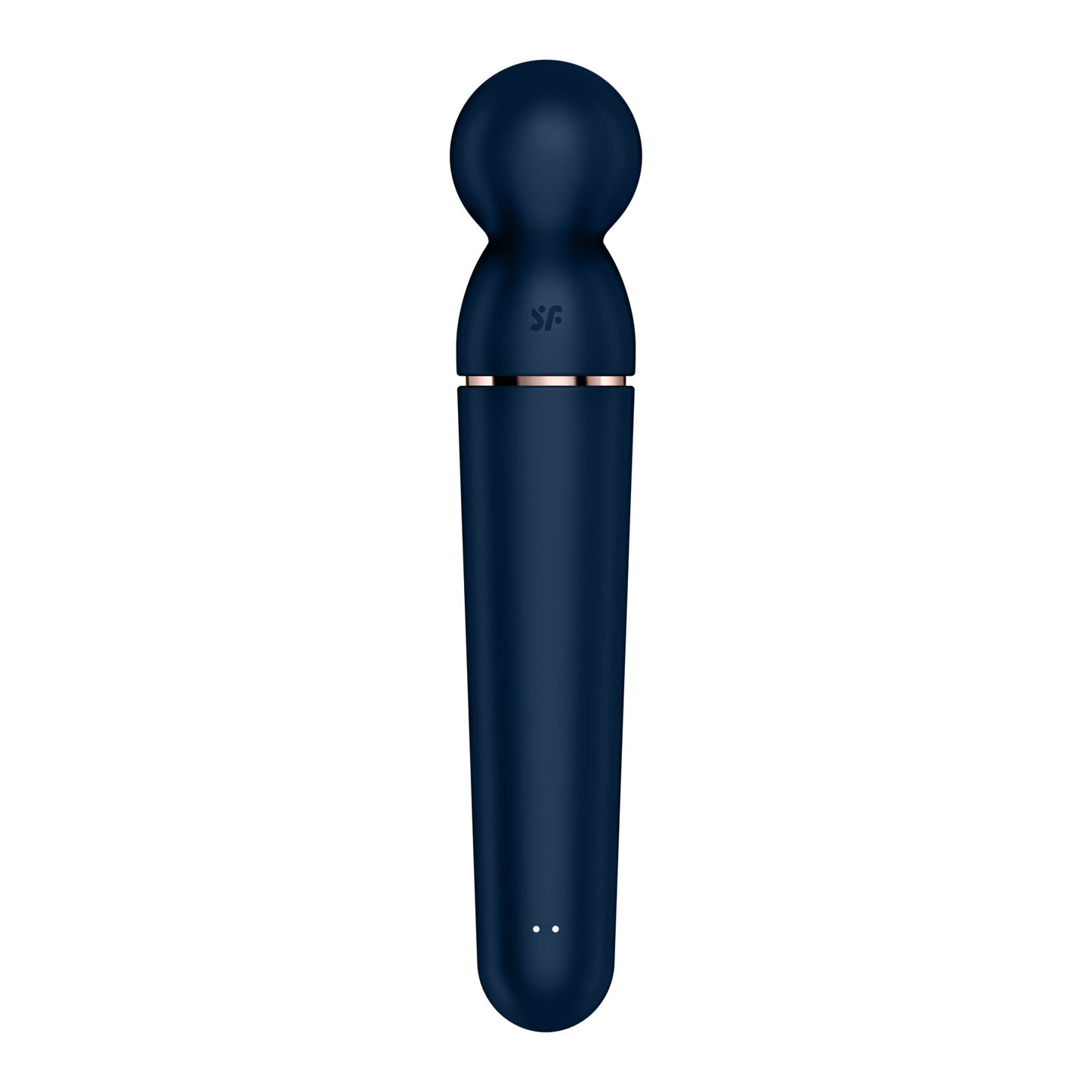 Вібромасажер Satisfyer Planet Wand-er Blue/Rosegold, дуже потужний, бездротовий