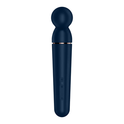 Вібромасажер Satisfyer Planet Wand-er Blue/Rosegold, дуже потужний, бездротовий