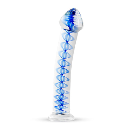 Скляний дилдо Gildo Glass Dildo No. 4, для точки G та простати