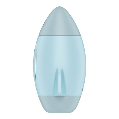 Вакуумний стимулятор з вібрацією Satisfyer Mission Control Blue, 2 незалежні мотори