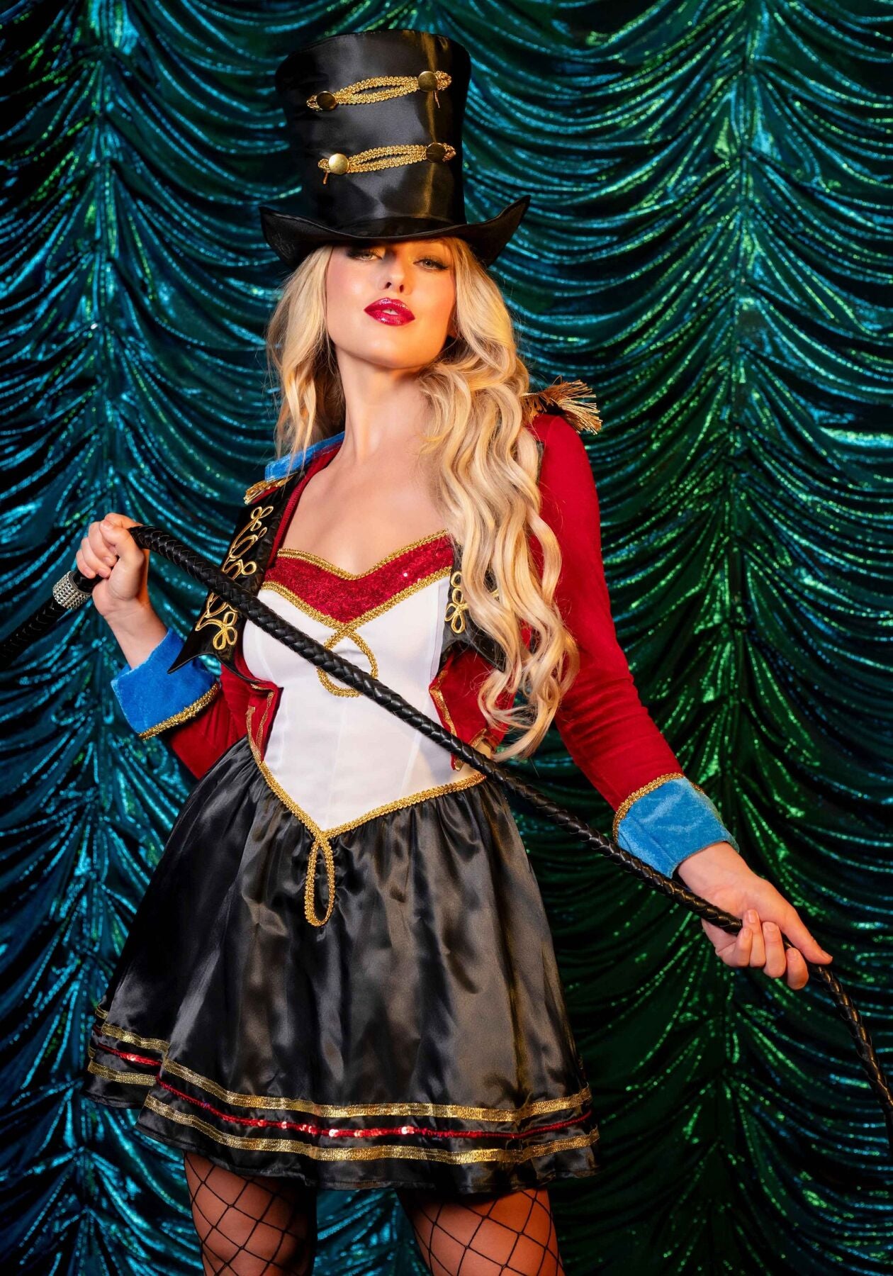 Костюм циркачки Leg Avenue Ringmaster Costume M, сукня, капелюх