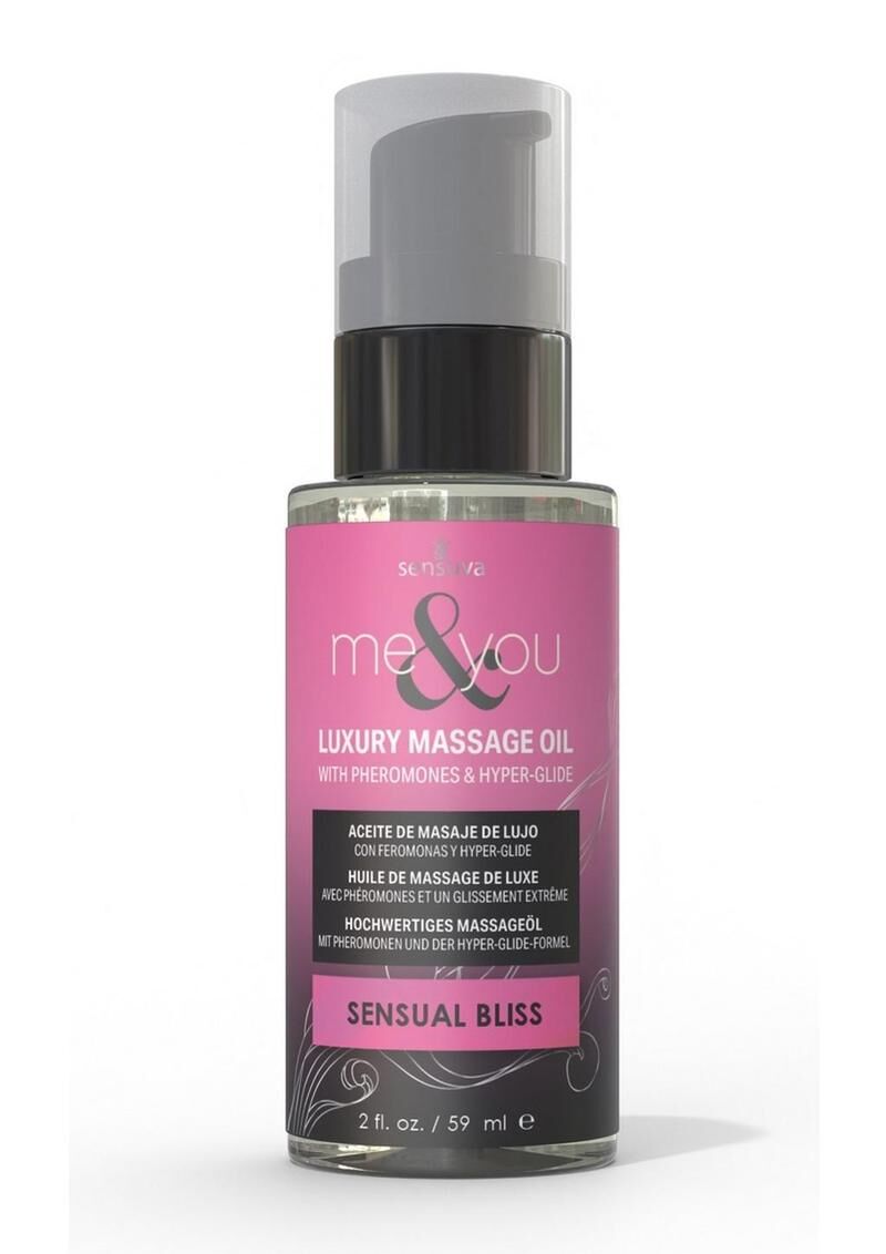 Масажна олія Sensuva Me&You - Sensual Bliss (Pink Grapefruit & Vanilla Bean) 59 мл