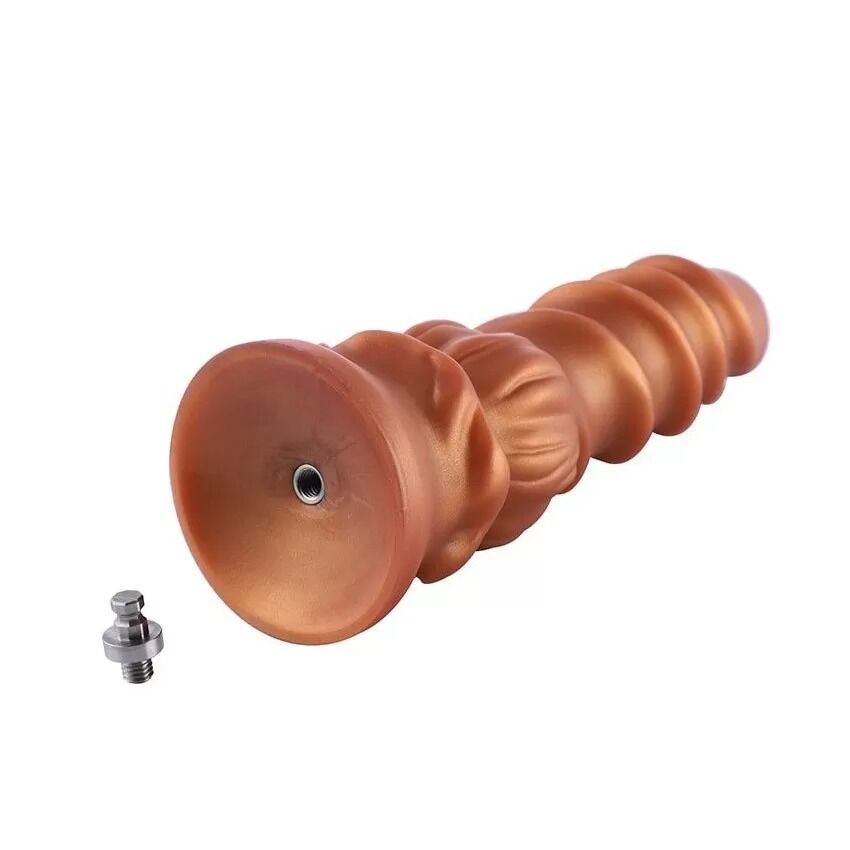 Силіконовий дилдо Hismith Spiral Grain Silicone Dildo Monster Series