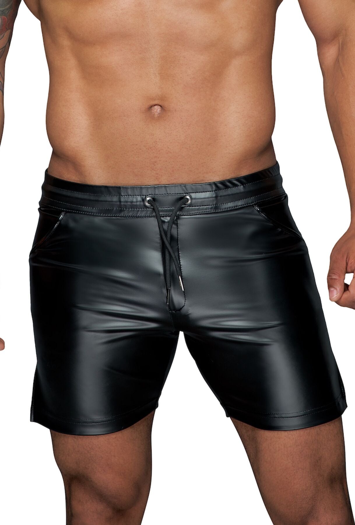 Чоловічі шорти Noir Handmade H061 Powerwetlook shorts - S