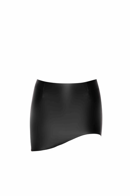 Спідниця Noir Handmade F305 Legacy wetlook mini skirt - S