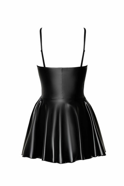 Сукня Noir Handmade F308 Dreamer wetlook corset mini dress with front zipper - S